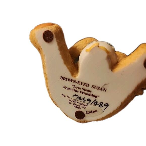 Enesco Cherished Teddies Brown-Eyed Susan 1996 Love Stems From Our Friendship - Picture 7 of 7